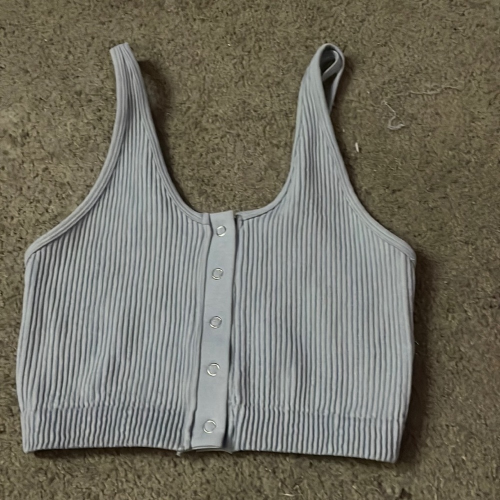 aerie gray tank top